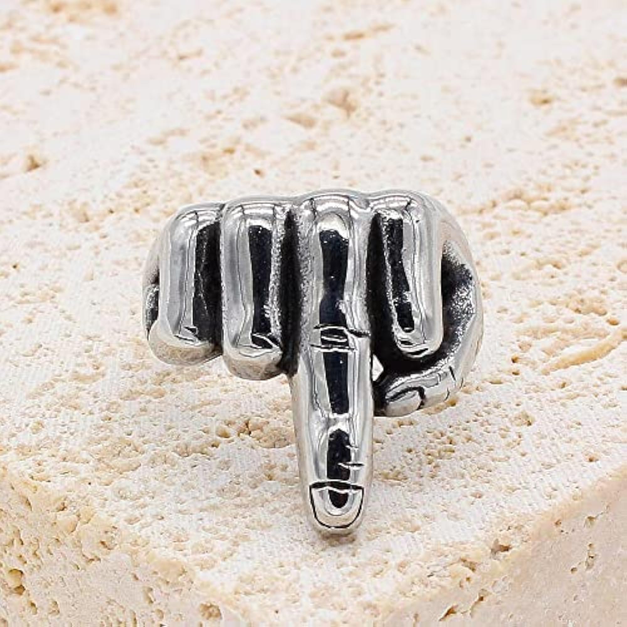 Luxury Solid Pure Titanium Stainless Steel Ring