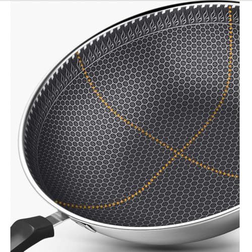 Wok de acero inoxidable 12 pulgadas con tapa miniatura 4