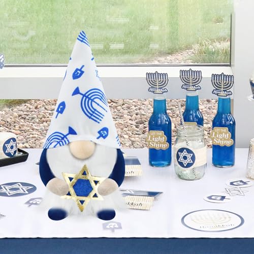 Gehydysetof2hanukkahgnomesplushchanukahchristmasdecorationgnomehandmadescandinaviantomtestuffedxmasdecorforhomekitchentieredtraywhitenavyblue Urban Country Home Decor Gehydy set of 2 hanukkah gnomes plush chanukah christmas decoration gnome handmade scandinavian tomte stuffed xmas decor for home kitchen tiered tray white navy blue urban country home decor