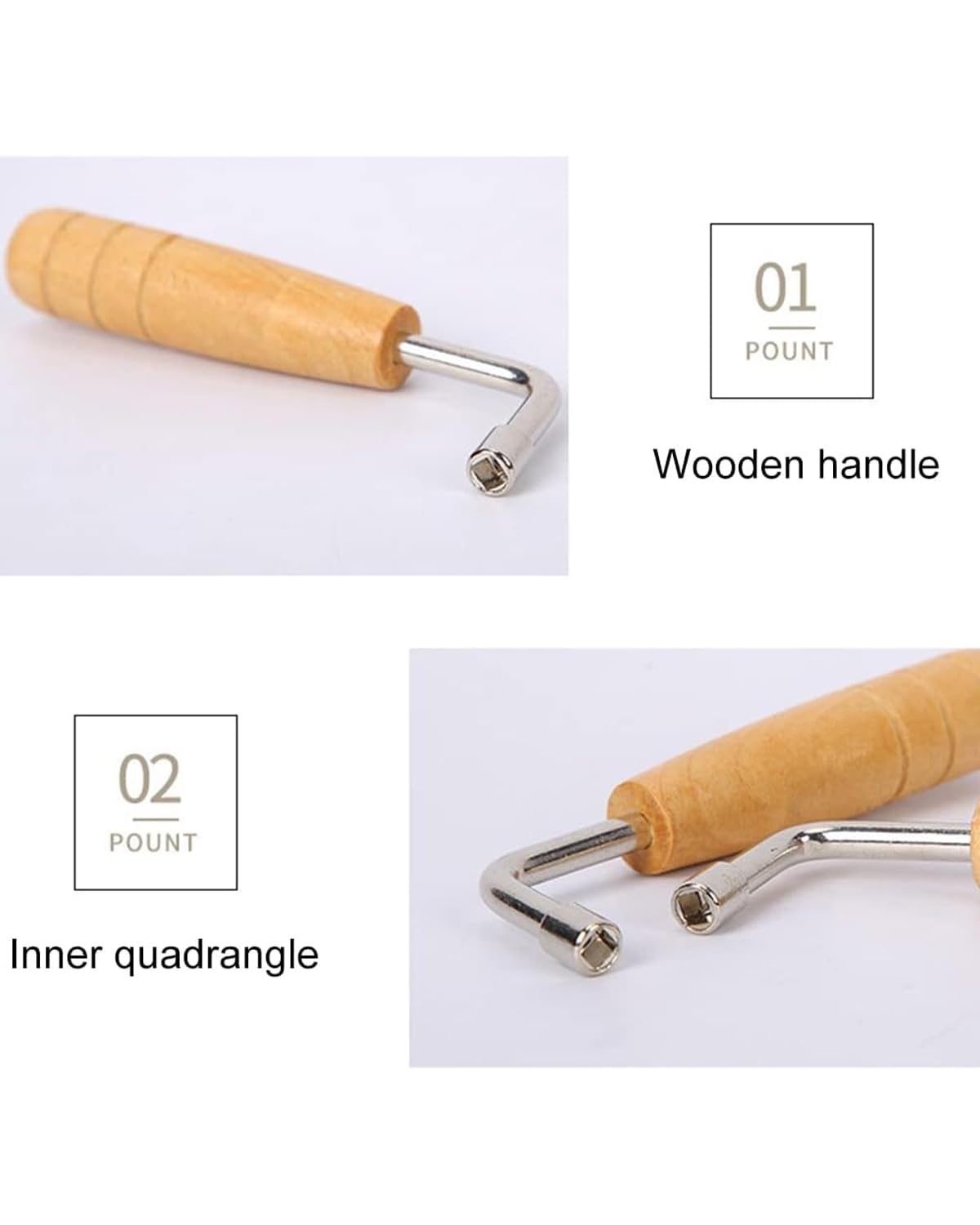 1 Stück Harfen-stimmstifte- Werkzeug Autoharp Stimmschlüssel L-Form Stimmschlüssel Holz Zither Stimmschlüssel Teilige Stimm NäGel Reparatur Von SaiteninstrumentenWerkzeuge