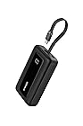 【タイムセール】Anker Zolo Power Bank (10000mAh, 30W, Built-In USB-Cケーブル) (モバイルバッテリー 10000mAh 最大30W出力 USB-C ケーブル一体型 ディスプレイ搭載) が激安特価！