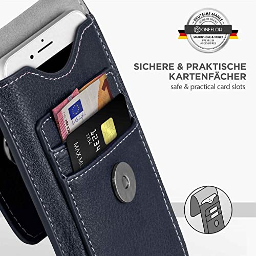 Étui compatible Apple iPhone 7 / iPhone 8 housse protection clip ceinture azur