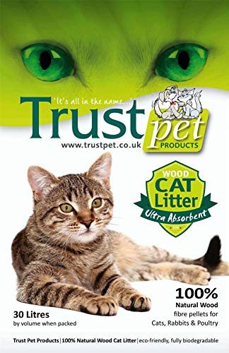 Trust Pet 30L Wood Pellet Cat Litter