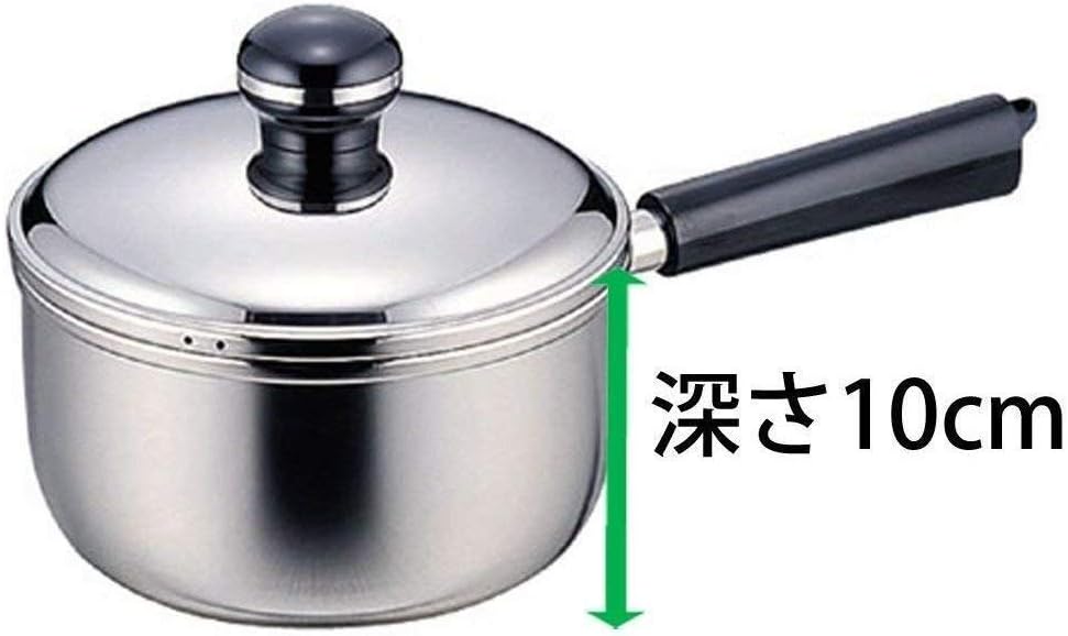 Yacht 6220-000079 One-Hand Pot, Object Sauce Pan, 7.9 inches (20 cm), Miyazaki Manufacturing