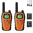 Walkie Talkies wiederaufladbar für Erwachsene, Long Range PMR Radio USB Rechargeable Kinder Funkgeräte Spielzeug mit Taschenlampe VOX 1200 mAh Batterie