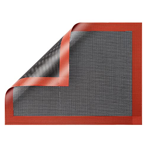 Professional Silicone Bread Baking Mat Non Stick Oven Liner Perforated Steaming Mesh For Half Sheet Size(11-4/5" x 15-3/4") - Thumbnail 4
