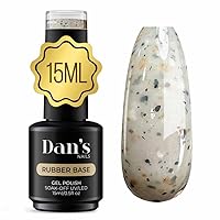 Vista 38 de Dan's Nails Capa de gel con base de goma Blue Lagoon Bliss Summer de 0.5 fl oz Lámpara UV/LED para manicura profesional de salón