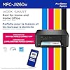 Brother Work Smart 1260 Wireless Colour Inkjet Printer, All-in-One Printer for Home Use, Copier and Scanner with Starter Cartridges (MFC-J1260W use LC501 Series Ink)