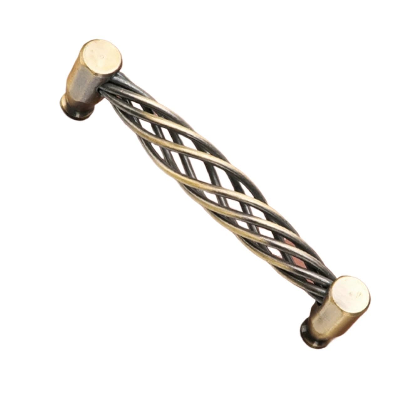 Yonmledo Type5 Bronze 128Mm Brass Vintage Drawer Handles 2Pcs Antique Bronze Cabinet Handles Hollow Out Birdcage Handles Drawer Knobs Wardrobe Door Pullers Furniture Handle With Screws(Type5 Bronze 128Mm)