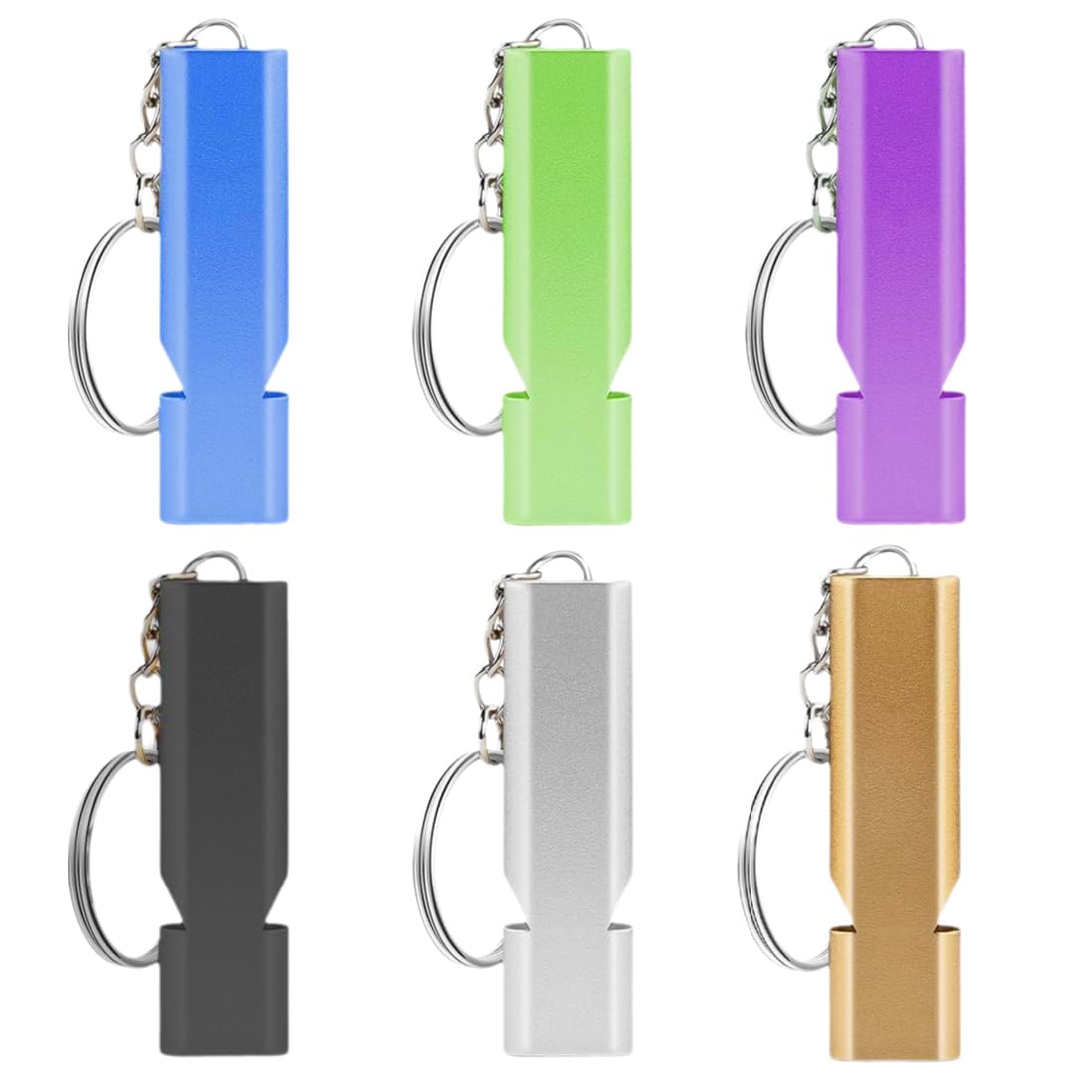 6 Pièces Sifflets d'urgence, Sifflet De Survie, voix d'urgence, Outdoor Emergency, pour L'école GymCamping en Plein Air, Chasse, l'escalade, chien