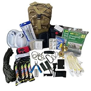 MEDSFORCE Survival Backpack 72 Hours( 2 Person), for Emergency SITUATIONS, Kits for Family. BE Prepared for Disaster…