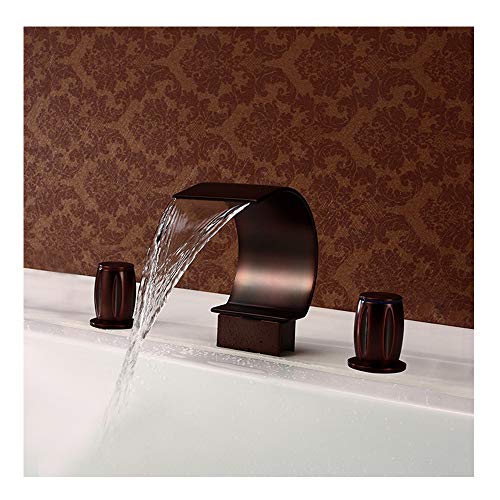 Robinet mélangeur lavabo cascade salle de bains double poignée