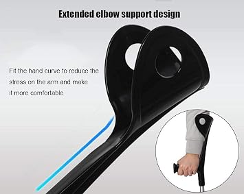 Walking Stick Walkers for seniors Rollator Walker, Underarm Crutch Freedom Edition Adjustable Lightweight Folding Portable Hand Cane,Balancing Mobility Aid Drive Cane for Men Women rollator walker, Du