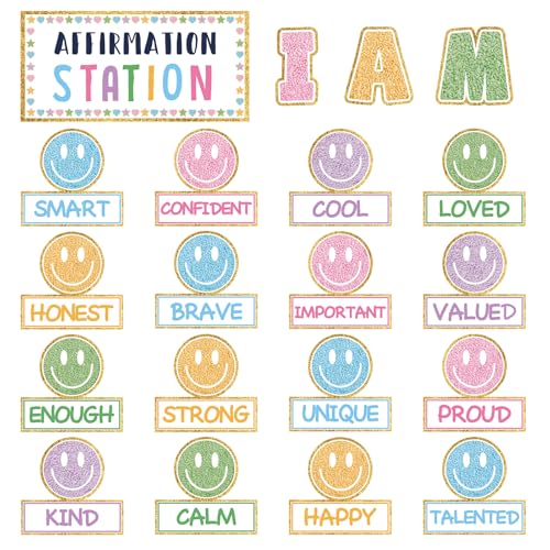 FYSUIMU Boho Smile Face Affirmation Station