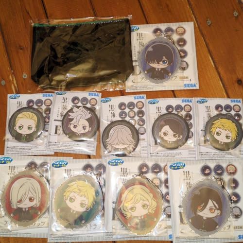 黒執事 寄宿学校編 缶バッジ クリアポーチ アクリルストラップ