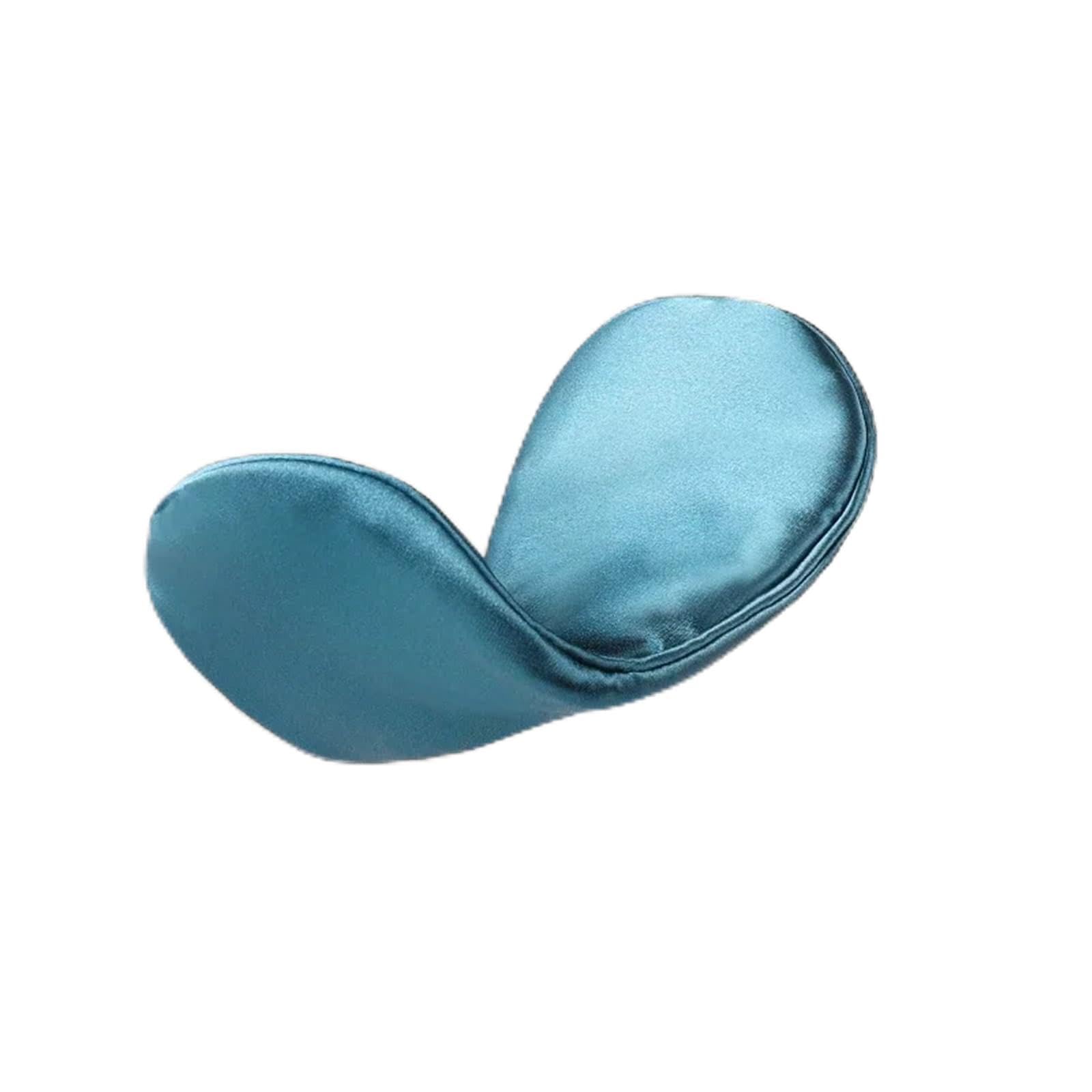 Máscaras para dormir Zero Eye Pressure Blackout pa Máscara de seda for ojos, 1 pieza, máscara for ojos, for viajes, descanso, parche de seda for ojos, sombreado, sueño imitado(Blue)