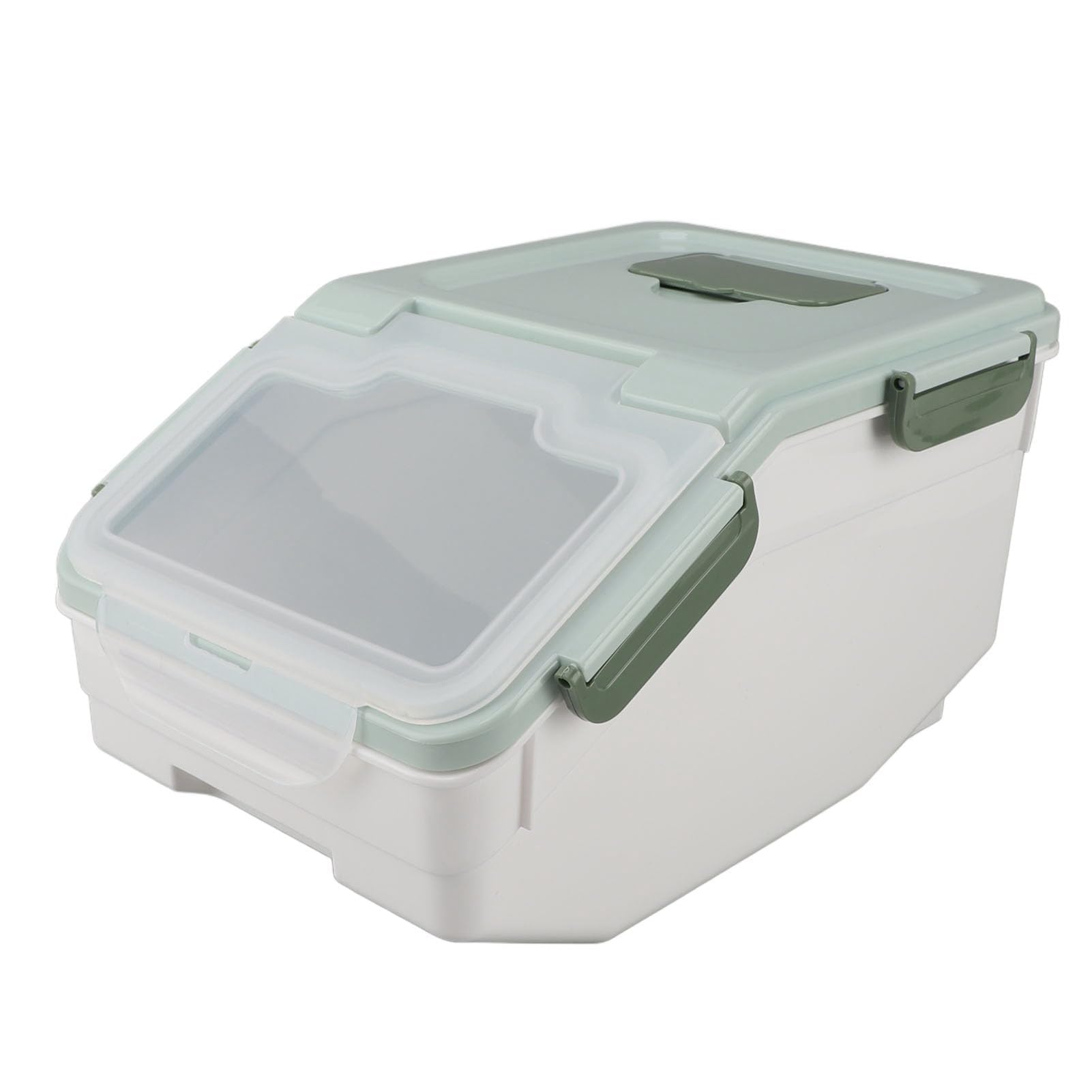 Hztyyier Contenitore Ermetico per la Conservazione del Riso, Contenitori per Farina Alimentare da 10 Kg, con Coperchi, Tazza, Senza BPA, Contenitori per Cereali Extra Large (5 kg /