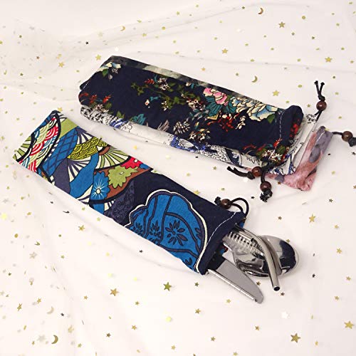 Bolsa de Lona Reutilizable para Pitillos 5 Pcs miniatura 4