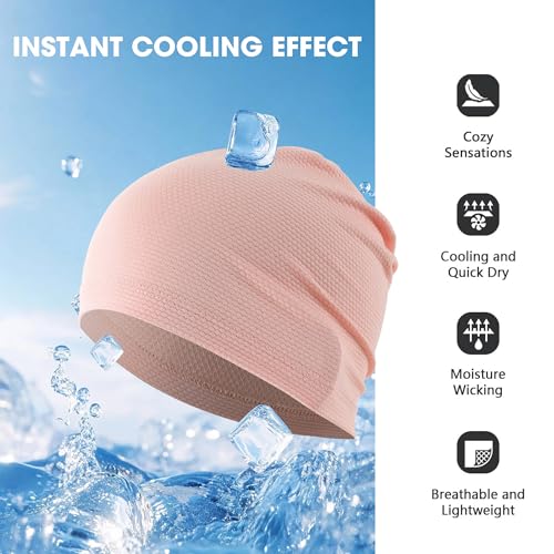 Image of WTACTFUL Cooling Skull Cap Breathable Mesh for Men Women | Lightweight Mesh Thin Quick-drying Moisture-Wicking Motorcycle Cycling Summer Sports Helmet Liner Hard Hat Liner