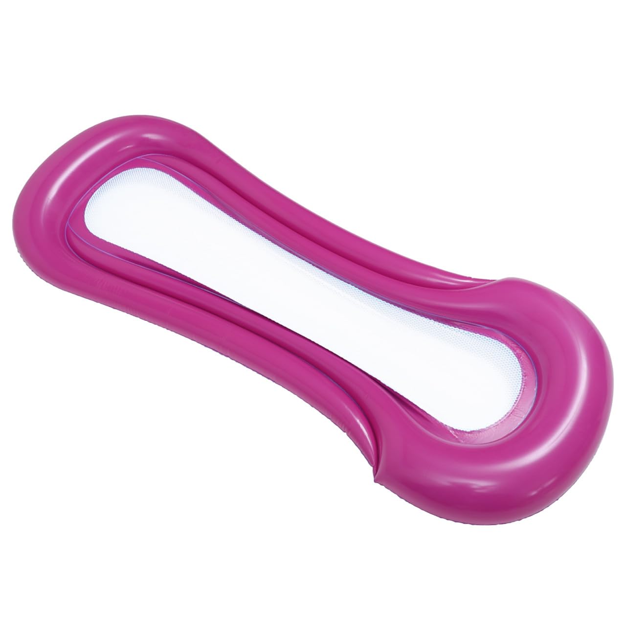 BESTonZON Materassino Galleggiante Portatile Per Piscina Materassino Gonfiabile Pieghevole Rosso Per
