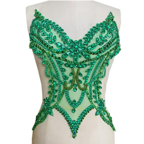 Costumes de scène illuminés grâce aux patchs en strass pour spectacles - 2