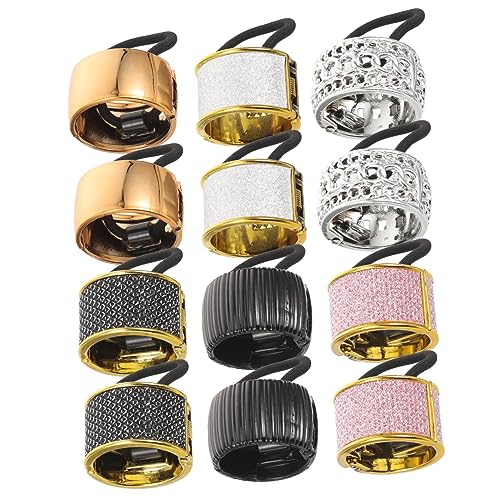 Élastiques à cheveux résine bandeaux ronds accessoires queue de cheval femme