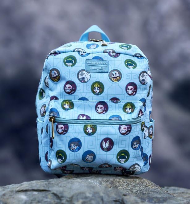 Loungefly Nickelodeon Avatar the Last Airbender Allover Print Square Nylon Mini Backpack - Image 5