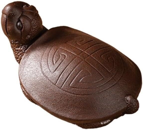 Desk Pets Creative Purple Sand Turtle Tea Pet Home Living Room Desk Ornaments Fish Tank Landscaping Decorations Tea Pet