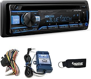 Alpine CDE-172BT CD Receiver with Bluetooth & PAC Audio SWI-CP2 Steering Wheel Control