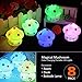 TornadoZ LED Light Up Color Changing Mushroom Toy (8 Pcs) | Multi-Color Flashing LED Night Light Lamp | Cute & Fun Creative Kids Toy | Home, Birthday & Party Decoration Gift Set