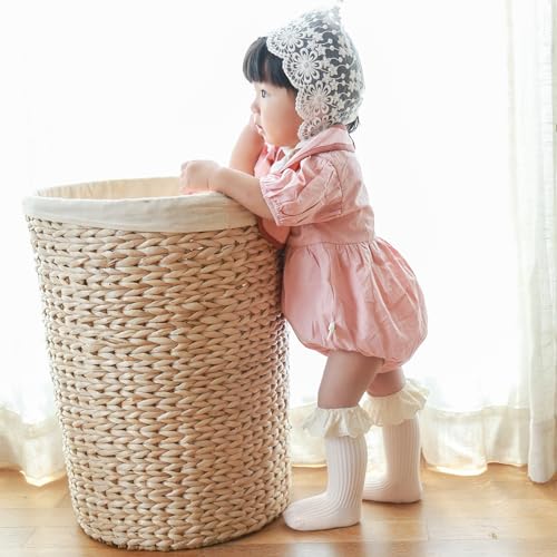 Infant Frilly Baby Girls Knee High Socks Newborn Thigh Lace Ruffle Long Socks Toddler Tights Stockings 6-12 Months2