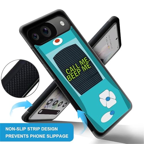 Coque Pixel 9 antichoc résout les rayures avec son polycarbonate rigide bleu