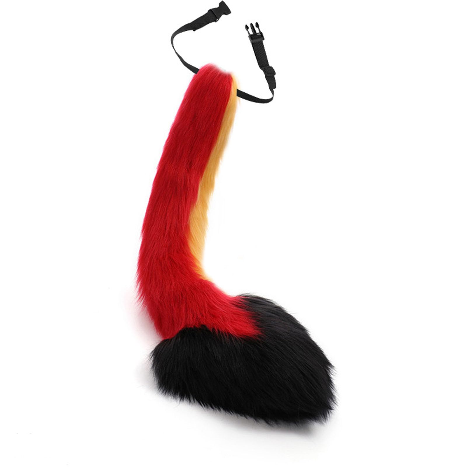 Dragon Tail Soft Prop Anime Costume Christmas Fancy Dress Soft Plush Animal Tail, J - Image 9