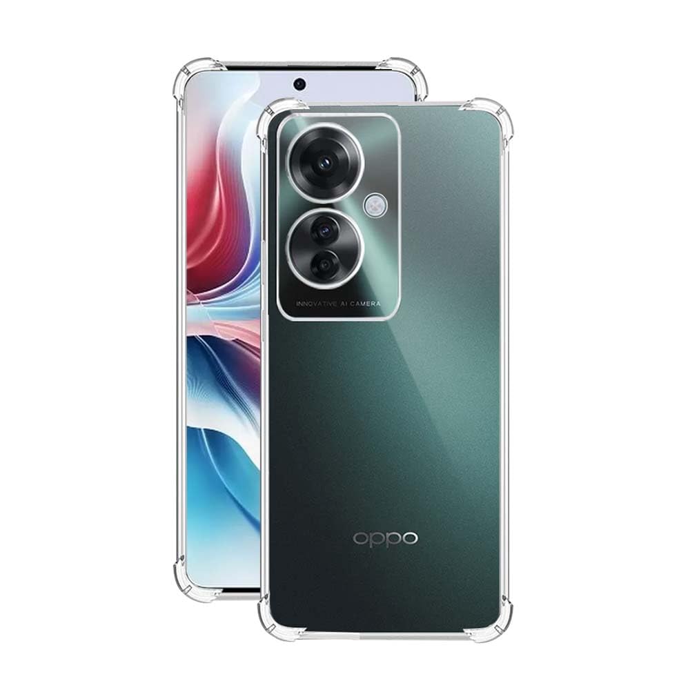 7SEVEN® Back Cover for Oppo F25 Pro 5G Transparent Mobile Back Case Shock Proof Design Camera Edges Protection Crystal Clear Phone Case Silicon Soft TPU and Flexible Bumper Phone Cover 7SEVEN® Back Cover for Oppo F25 Pro 5G Transparent Mobile Back Case Shock Proof Design Camera Edges Protection Crystal Clear Phone Case Silicon Soft TPU and Flexible Bumper Phone Cover