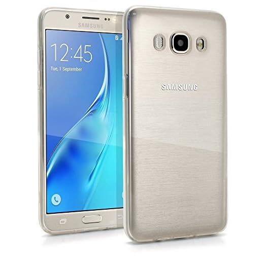 REY Transparent Silikonhülle TPU für Samsung Galaxy J5 2016, Handyhülle Premium Kratzfest TPU Durchsichtige Schutzhülle, Ultradünne 0,33 mm