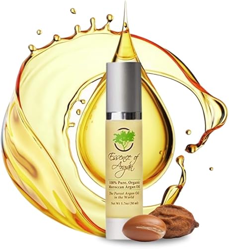 Essence of Argan Aceite de argán orgánico marroquà 100 puro aceite EcoCert natural que nutre acondiciona y cura tu piel cabello y uñas 17 onzas Essence of Argan Aceite de argán orgánico marroquà 100 puro aceite EcoCert natural que nutre acondiciona y cura tu piel cabello y uñas 17 onzas