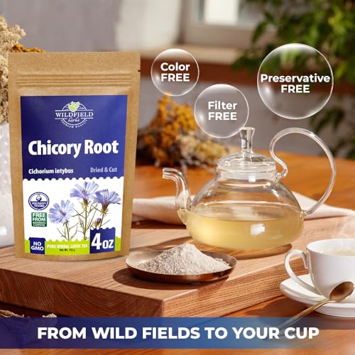 Image of 4 oz. Tea Chicory Root Tea Herbal (Cichorium Intybus) - 113g Сhickory Root Herb Achicoria