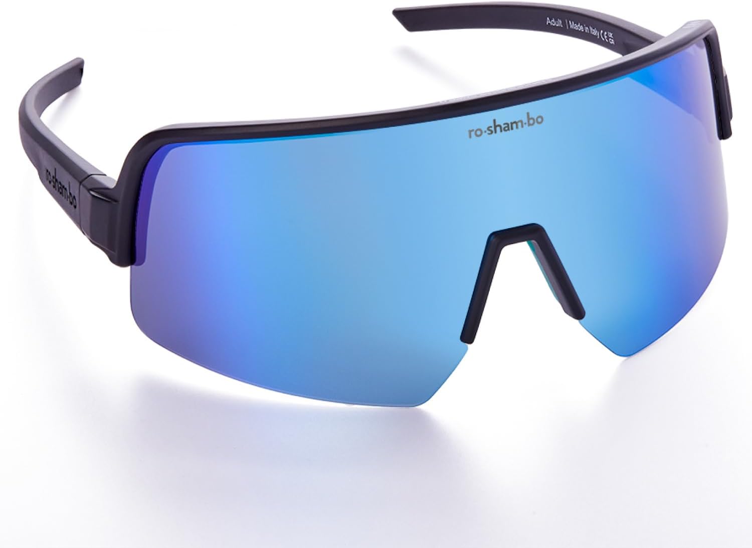 Roshambo Youth Sport Sunglasses - Italian Made Polarized UV400 Protection - Unbreakable Flexible Frame for Cycling Golf