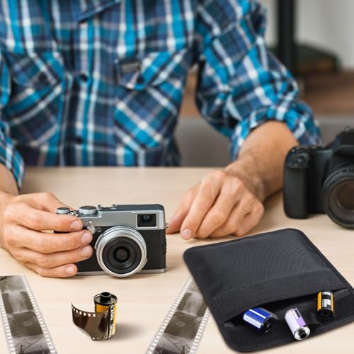 Cosblank 2 Pack 711-12B Filmguard Waterproof Carry Bag with X-Ray Protection and Radiation Resistance for Photographers, Travelers, Black, M - Image 4