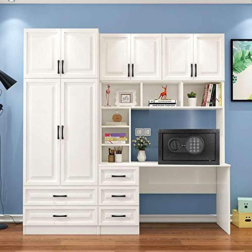 خزنة من اليام، مقاس 31 × 20 × 18 سم مع ضوء LED يعمل بالحث، خزنة أمان رقمية إلكترونية بهيكل فولاذي للمنازل والفنادق والمكاتب