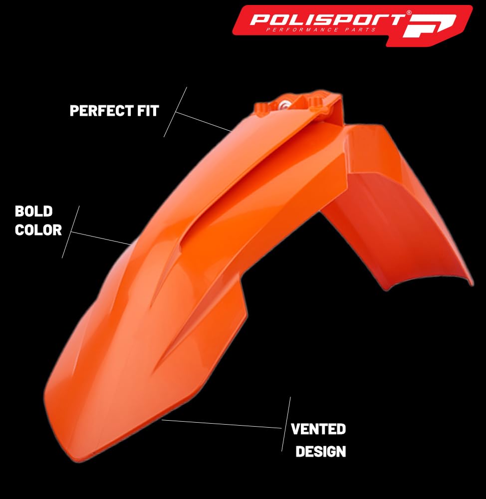POLISPORT Polisport MX 91325 Replika z tworzywa sztucznego dla osób poszukujących jakości OEM Para Motocykl KTM, kolor OEM