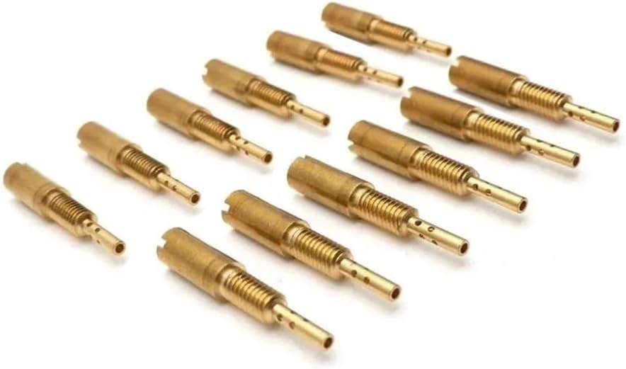 Carburetor Pilot Jets Slow Jet M4.0x0.7mm Fit for Mik Carb HS40 VM28 /486 RS34-RS40 HSR42/45/48 TM33 TM36 TM40 TM42-6 Parts(12PCS (32.5-60))