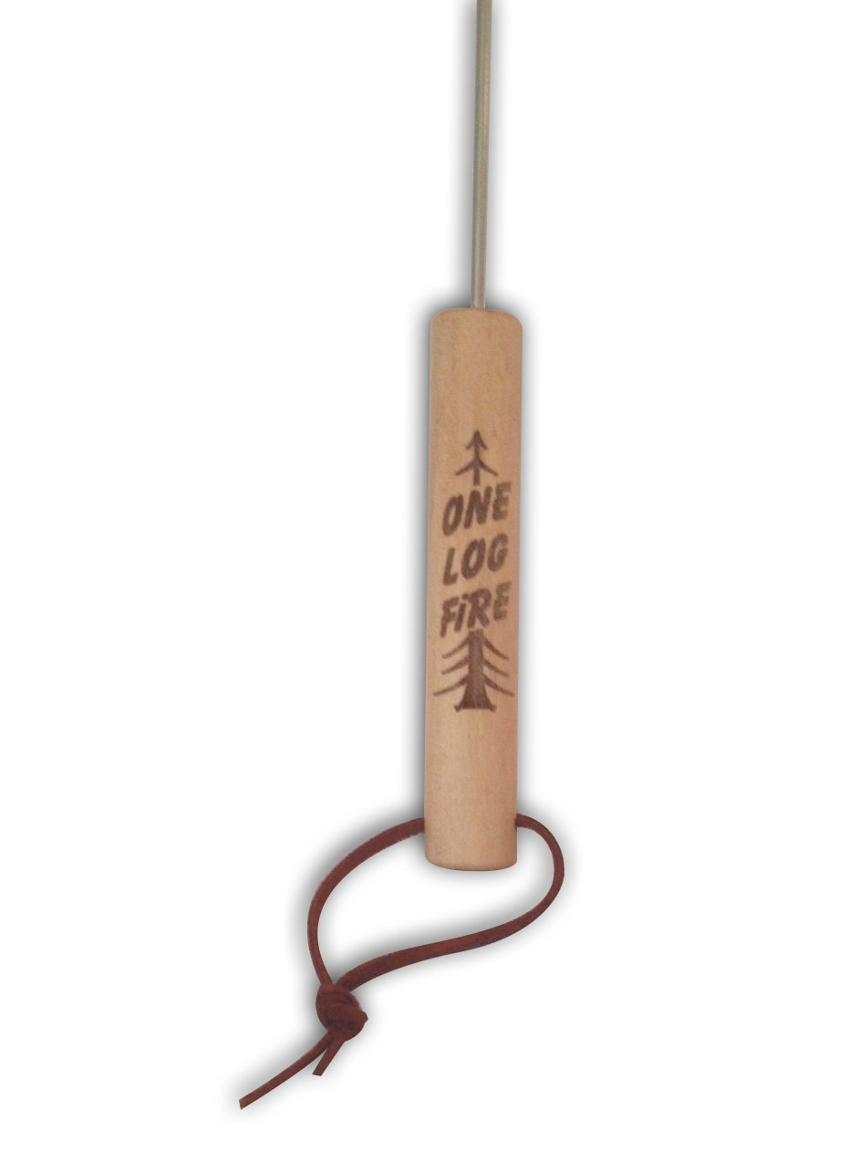 One Log Fire Marshmallow Roasting Sticks, Smores Sticks, Sticks For Fire Pit 2 Pack