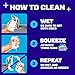 Mr. Clean Magic Eraser Sponge, Bathroom Cleaner, Shower Cleaner, Tub Cleaner, Soap Scum Remover, Bathroom Cleaning Supplies, Dawn Cleaning Power with Febreze Lavender Scent, 2 in 1 Bath, 7ct