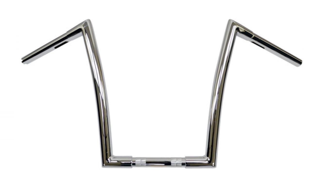 Strip 1 1/4in. Handlebar - 14in. Rise - Chrome, Handle Bar Size: 1 1/4in, Color: Chrome 0601-2550