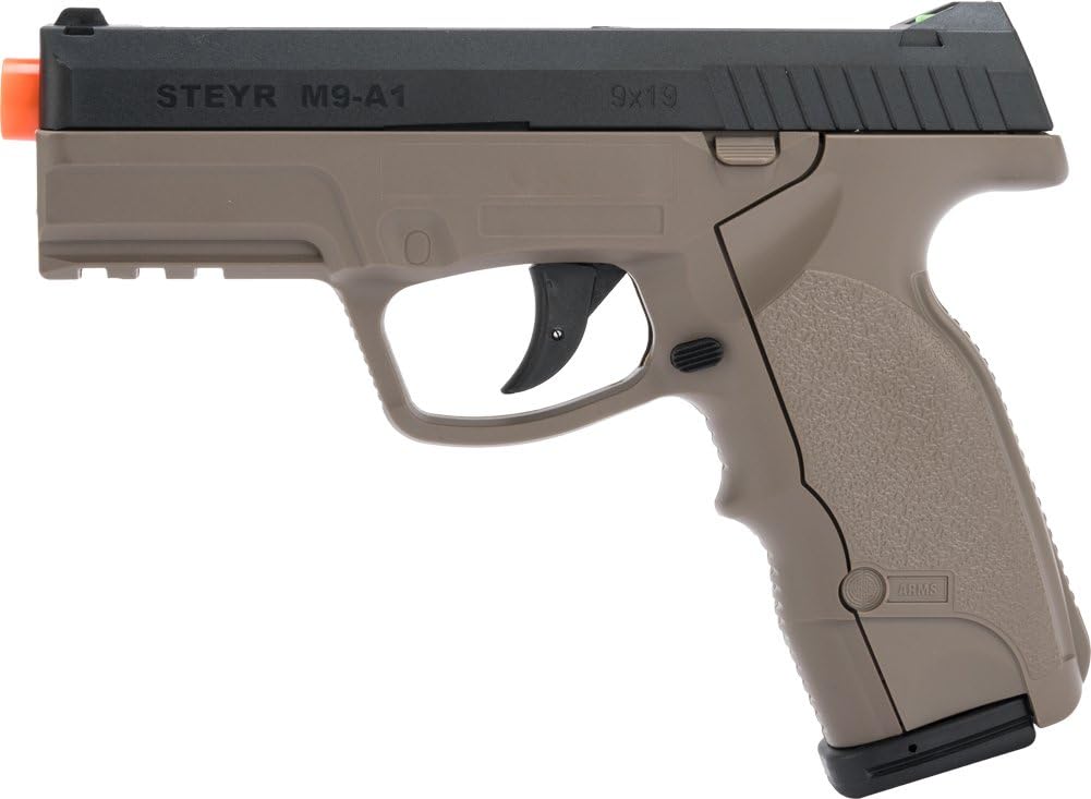 Evike Airsoft - Exclusive ASG Steyr M9A1 Non-Blowback Airsoft Pistol (Color: Dark Earth Special Edition)