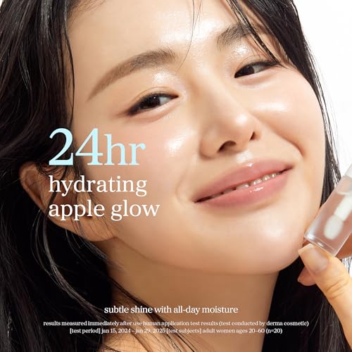 Image of NOONI Korean Lip Oil - Appleclear | Long-Lasting, Moisturizing, Plumping, Revitalizing for Dry Lips, Waterproof, No Peel Off, Hydrating Lip Stain, Nourishing Crystal Clear Stocking Stuffers 0.12 FL Oz