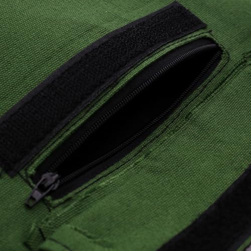 image for A ALFEEL Kung Fu Wall Bag, Genuine Leather Martial Arts Training Bag, 