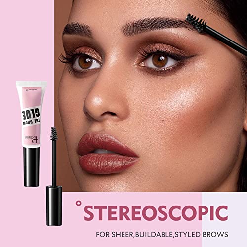 Walulan Clear Eyebrow Setting Gel,Volumizing Brow Gel, Waterproof, Eyebrow Gel, Glued Eyebrow Gel, Long Lasting Styling #TOP1