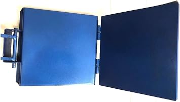 Made in Mexico Blue Manual Flower/Corn All Metal Tortilla Maker Press 12x12 inch Square